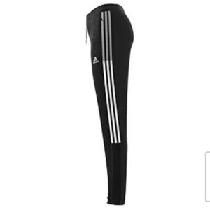 Adidas Tiro 21 Black White Striped Trackpant Women Size Small